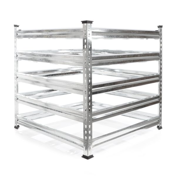 Terpo Vrtni kompostnik 720 l, 90 × 90 × 90 cm – pocinkano jeklo
