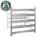 Terpo Vrtni kompostnik 720 l, 90 × 90 × 90 cm – pocinkano jeklo
