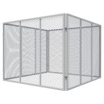 Terpo Vrtni kompostnik 800 l, 100 × 100 × 80 cm – kovinska mreža