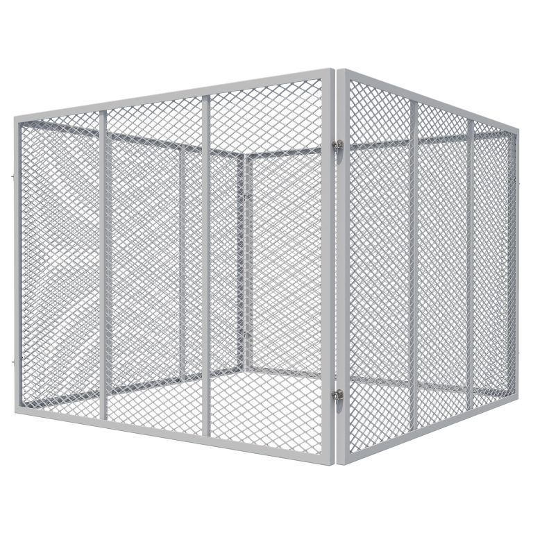 Terpo Vrtni kompostnik 800 l, 100 × 100 × 80 cm – kovinska mreža
