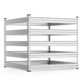 Terpo Vrtni kompostnik 900 l, 100 × 100 × 90 cm – pocinkano jeklo