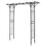 Terpo Vrtni lok za vrtnice 205 × 50 × 208 cm – jekleno rešetkasto ogrodje