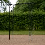 Terpo Vrtni lok za vrtnice 205 × 50 × 208 cm – jekleno rešetkasto ogrodje