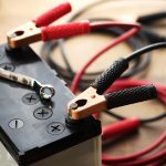 Terpo Tester baterij za 6V in 12V, z 2 kleščama, nastavljiva lestvica – za avtomobilski sistem polnjenja, alternator, zaganjalnik