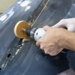 Terpo Radirna ploščica za odstranjevanje folij ⌀ 88 mm, z adapterjem – za nalepke, označbe in ostanke lepila