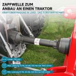 Terpo Kardanska gred Z6/Z6 1 3/8″, od 700 mm, 620 Nm pri 540 vrt./min Delavnica in orodje