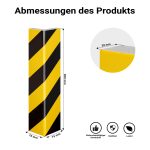 Terpo Zaščita za steno garaže 400x75x20 mm, 1 kos, samolepljiva – pripomoček za parkiranje iz EVA materiala