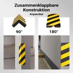 Terpo Zaščita za steno garaže 400x75x20 mm, 8 kosov, samolepljiva – pripomoček za parkiranje iz EVA materiala