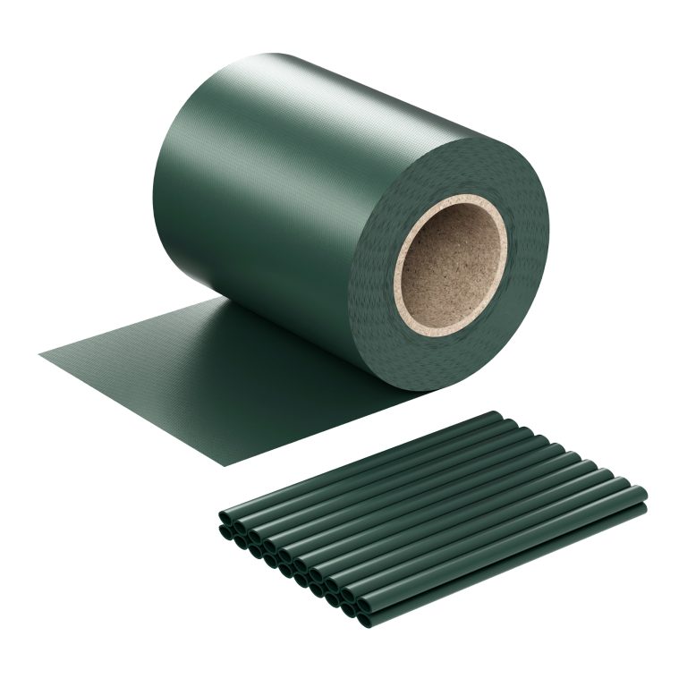 Terpo Zeleni PVC-trak za zasebnost ograje 35 m × 19 cm, 0,32 mm, 450 g/m², 20 sponk Vrtna oprema