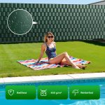 Terpo Zeleni PVC-trak za zasebnost ograje 35 m × 19 cm, 0,32 mm, 450 g/m², 20 sponk Vrtna oprema