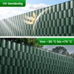 Terpo Zeleni PVC-trak za zasebnost ograje 35 m × 19 cm, 0,32 mm, 450 g/m², 20 sponk Vrtna oprema