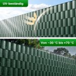 Terpo Zeleni PVC-trak za zasebnost ograje 35 m × 19 cm, 0,46 mm, 650 g/m², 20 sponk Vrtna oprema