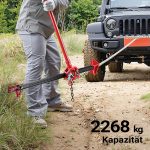 Terpo Zgornja spona (Top Clamp) za farm dvigalko – jeklena objemka iz jekla #45 z luknjami za šekle in režo za verigo