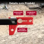 Terpo Zgornja spona (Top Clamp) za farm dvigalko – jeklena objemka iz jekla #45 z luknjami za šekle in režo za verigo
