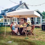 Terpo Zložljiv paviljon 2,5 × 2,5 m – bel, vodoodbojen, UV-zaščita 50+