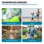 Terpo Zložljiv transportni voziček s plastičnimi kolesi do 80 kg