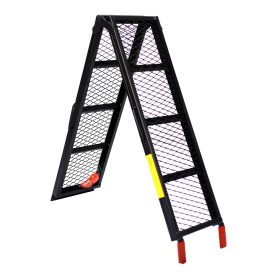 Terpo Zložljiva jeklena nakladalna rampa 204 × 28 cm – nosilnost 363 kg Prikolice