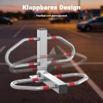 Terpo Zložljiva parkirna zapora 480x700 mm – kovinski parkirni lok za zaščito parkirnega mesta