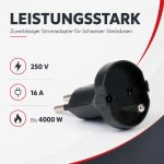 Terpo Adapter Schuko za švicarske vtičnice, 250 V, 16 A, do 4000 W