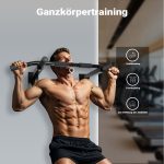 Terpo Drog za vleke za stensko montažo do 200 kg – jeklen, z oblazinjenimi ročaji, za trening doma