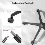 Terpo Ergonomski pisarniški stol z nastavljivim naslonom za glavo, do 150 kg