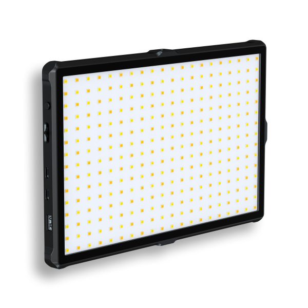 Terpo LED panel GlamLuxer M – brezstopenjsko zatemnjevanje 3200–5600 K, z namiznim stojalom in difuzorjem