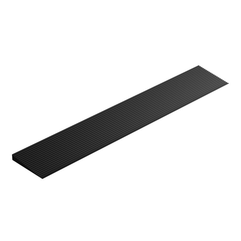 Terpo Gumijasta pragovna rampa za voziček in rolator, 900 × 150 × 20 mm, nosilnost 500 kg, polna guma