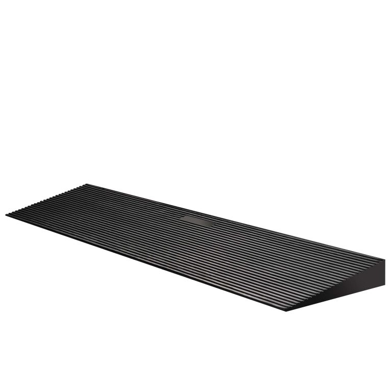 Terpo Gumijasta pragovna rampa za voziček in rolator, 900 × 250 × 45 mm, nosilnost 50000 kg, guma
