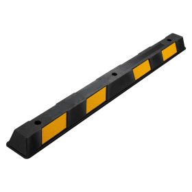 Terpo Gumijasti omejevalnik za parkiranje 165 x 16 x 10 cm – z rumenimi odsevnimi trakovi, za garažo