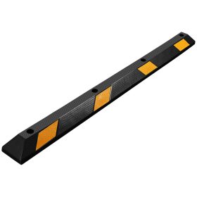 Terpo Gumijasti omejevalnik za parkiranje 183 x 15 x 10 cm – z rumenimi odsevniki, za garažo