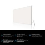 Terpo Infrardeči grelni panel 700 W, 1220 × 620 × 15 mm, stenska montaža