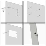 Terpo Infrardeči grelni panel 850 W, 1220 × 770 × 15 mm, stenska montaža