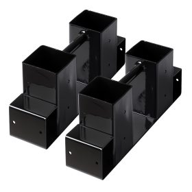 Terpo Komplet 2 kovinskih opor za zlaganje drv 33,5 × 7,5 × 13 cm