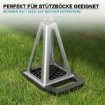 Terpo Komplet podložnih plošč za oporne bloke 225 x 165 x 20 mm – 4 HDPE plošče za prikolice in avtodome