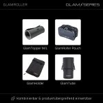 Terpo Kozmetični kovček GlamRoller z vozičkom in 4 vložki – s predalom za toplotno zaščito