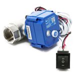 Terpo Krogelni ventil za odpadno vodo Ø 25 mm (1") – 12 V z zasilnim odklepom, za avtodom in prikolico