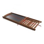 Terpo Leseni dvostranski reklamni stojalo s kredno tablo 42 × 112 cm