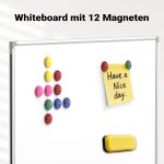 Terpo Magnetna bela tabla 60 × 90 cm z 12 magneti