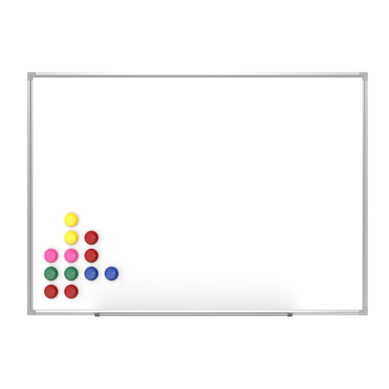 Terpo Magnetna bela tabla 70 × 50 cm z 12 magneti