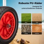Terpo Nastavljiv aluminijast voziček za kanu do 90 kg – za čolne, kajake in SUP, z blazinami, PU kolesi Ø 31 cm in pasovi