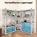 Terpo Pocinkan kotni težki regal 164 × 150 × 160 cm, 700 kg