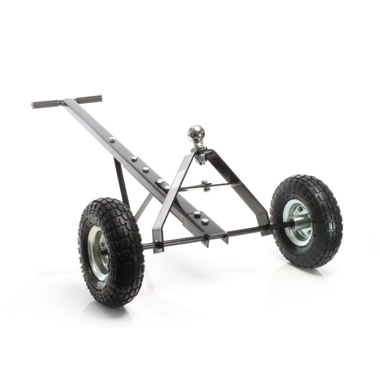 Terpo Pripomoček za premikanje počitniške prikolice do 270 kg – 110 x 72 x 30 cm, z ročajem in zračnimi kolesi
