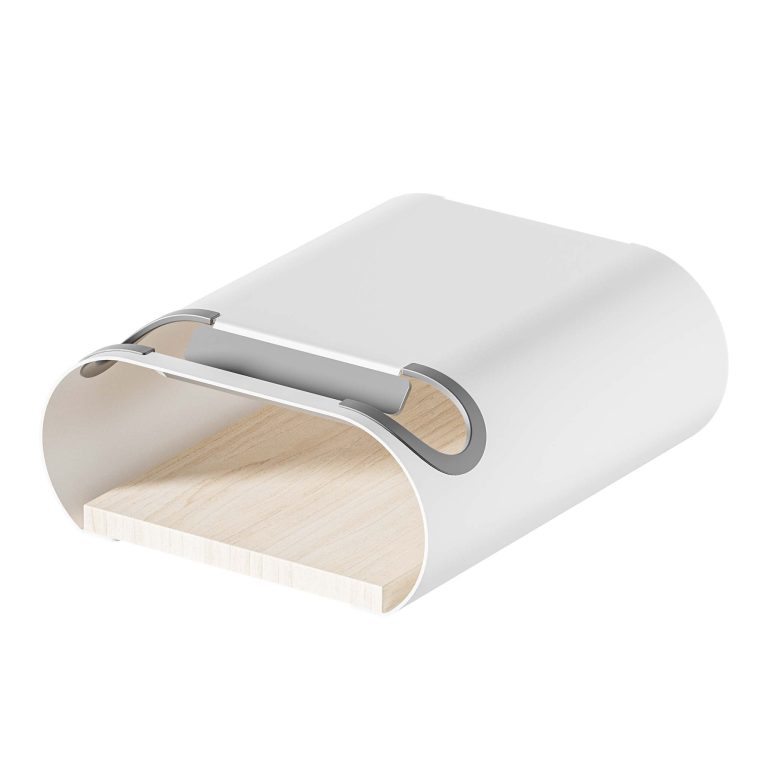 Terpo Stensko držalo za kolo, belo 25,6 x 30 x 11,4 cm do 25 kg – univerzalno, za cev Ø 55 mm