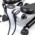 Terpo Stepper 41 x 30 x 18 cm z računalnikom – domači trenažer za noge in zadnjico, mini stepper z vzmetnimi trakovi