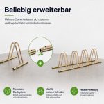 Terpo Stojalo za 1 kolo 39,5 x 39 x 26 cm – eloksirano jeklo, razširljivo, za talno montažo