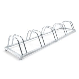 Terpo Stojalo za 5 koles 158 x 39,5 x 22,5 cm – pocinkano jeklo, za stensko montažo