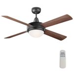 Terpo Stropni ventilator s svetilko, Ø 122 cm, 4 lopatice