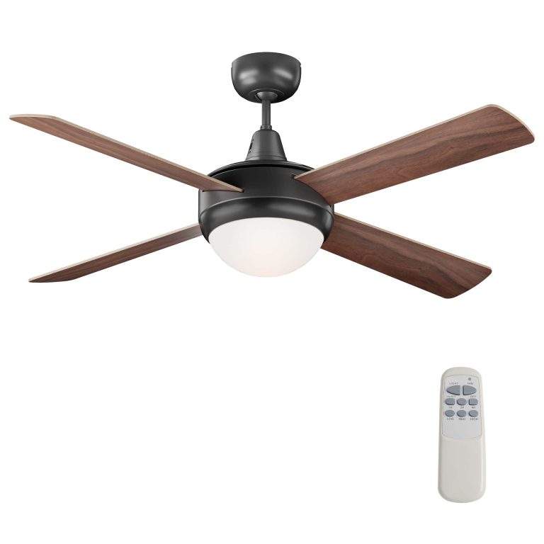 Terpo Stropni ventilator s svetilko, Ø 122 cm, 4 lopatice
