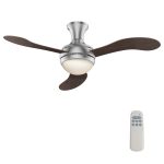 Terpo Stropni ventilator s svetilko, Ø 130 cm, 3 lopatice