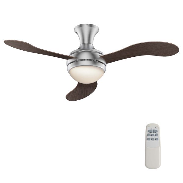 Terpo Stropni ventilator s svetilko, Ø 130 cm, 3 lopatice